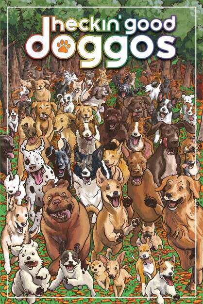 heckin' good doggos book cover 