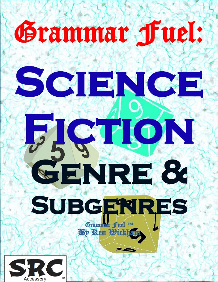 Grammar Fuel: Science Fiction Cover - used for cyberpunk solo as well as other sci-fi games. 